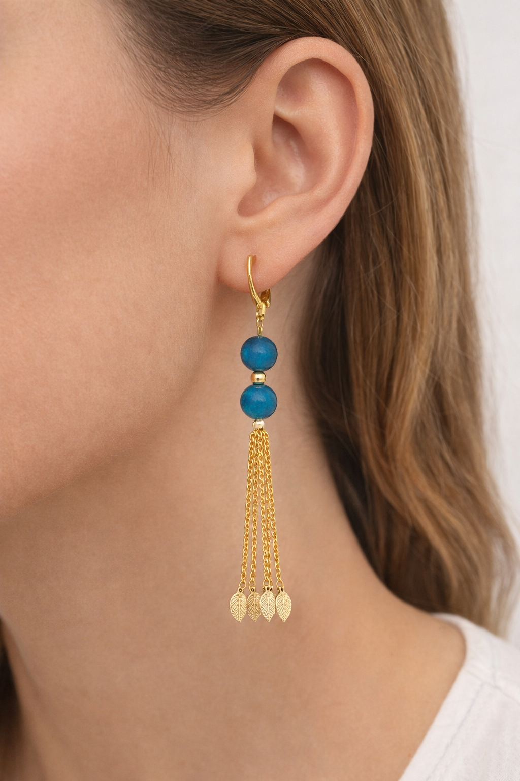 Boucles d’Oreilles Cornaline & Apatite – Énergie & Motivation
