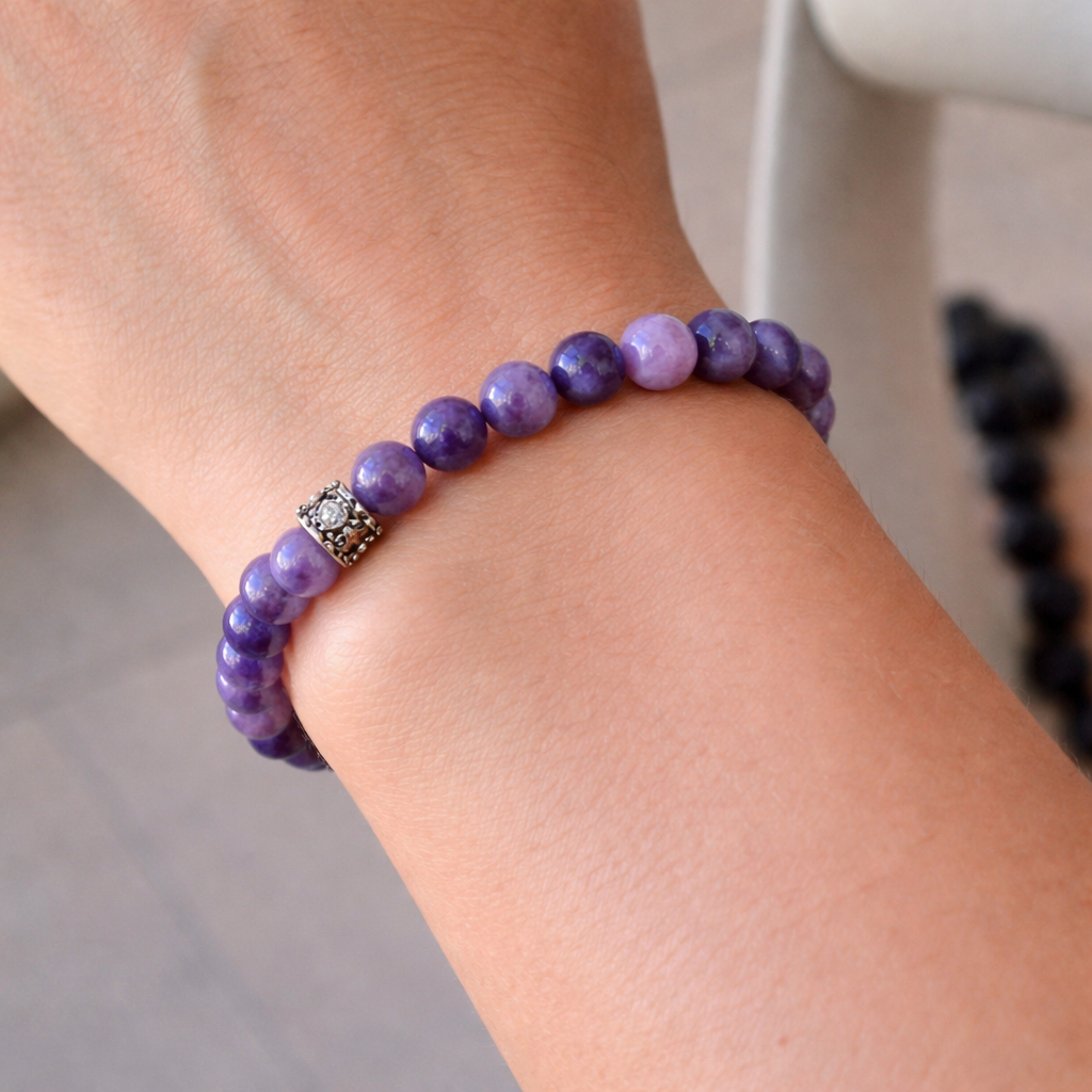 Bracelet Lépidolite – Anti-Stress & Apaisement