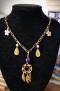 Collier Attrape-Rêves Améthyste – Apaisement & Sérénité