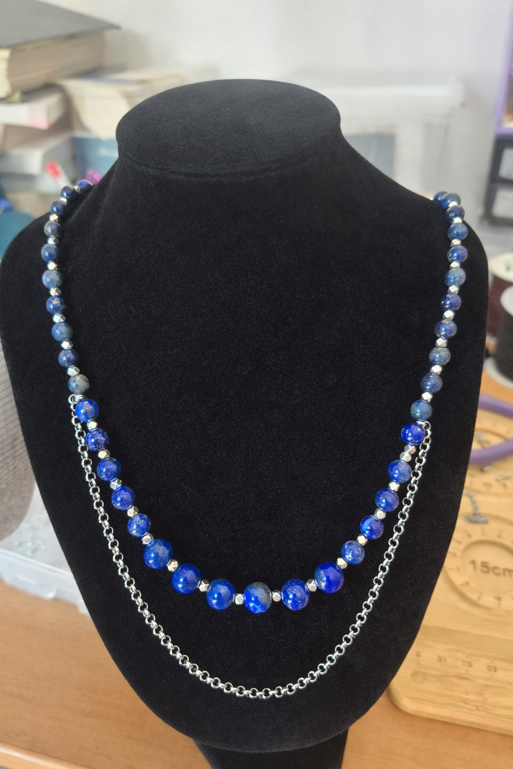 Collier Lapis-lazuli – Sagesse & Intuition