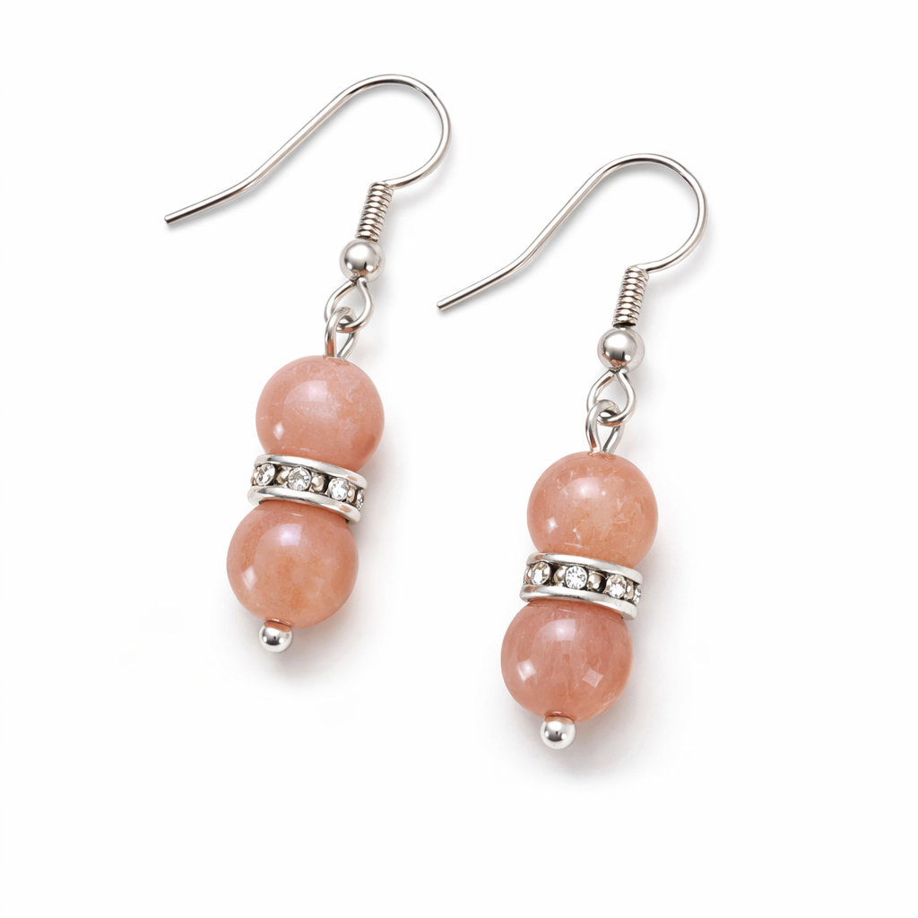 Boucles d’Oreilles Pierres Naturelles – Plusieurs Pierres au Choix