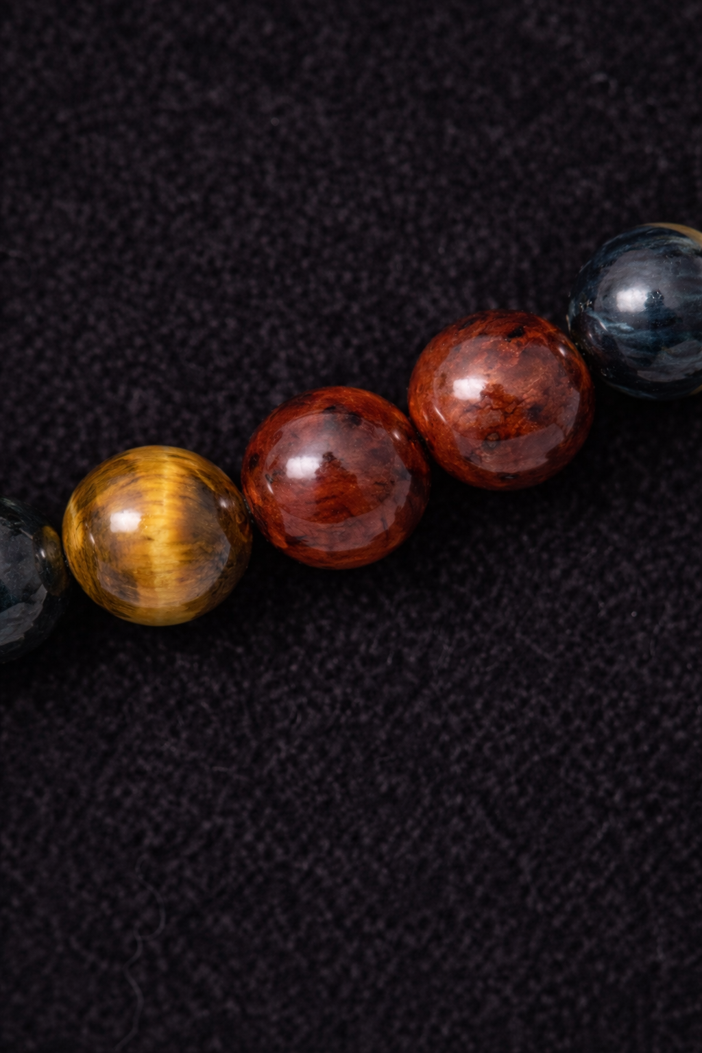 Collier Homme 3 Pierres – Protection & Force