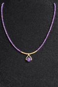Collier Améthyste Fin – Élégance & Sérénit