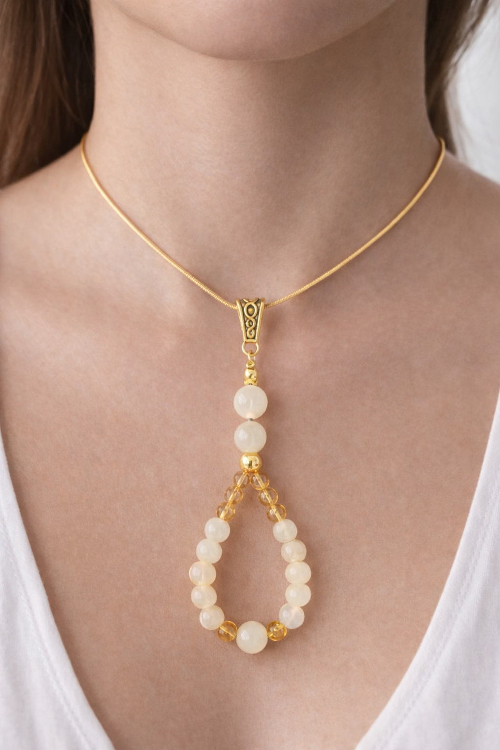 Collier Pierre Naturelle – Chance & Énergie
