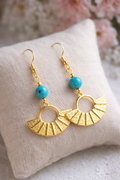 Boucles d’oreilles Turquoise – Apaisement & Sérénité