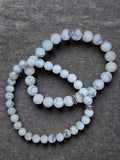 Bracelet Howlite Naturelle – Apaisement & Anti-Stress