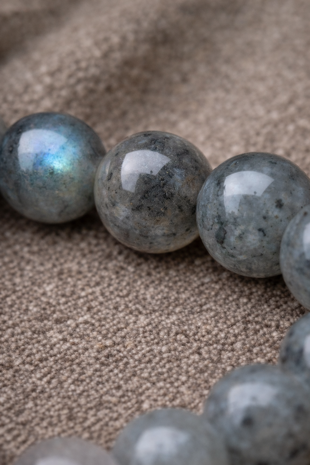 Bracelet Labradorite en pierres naturelles – 6 mm ou 8 mm