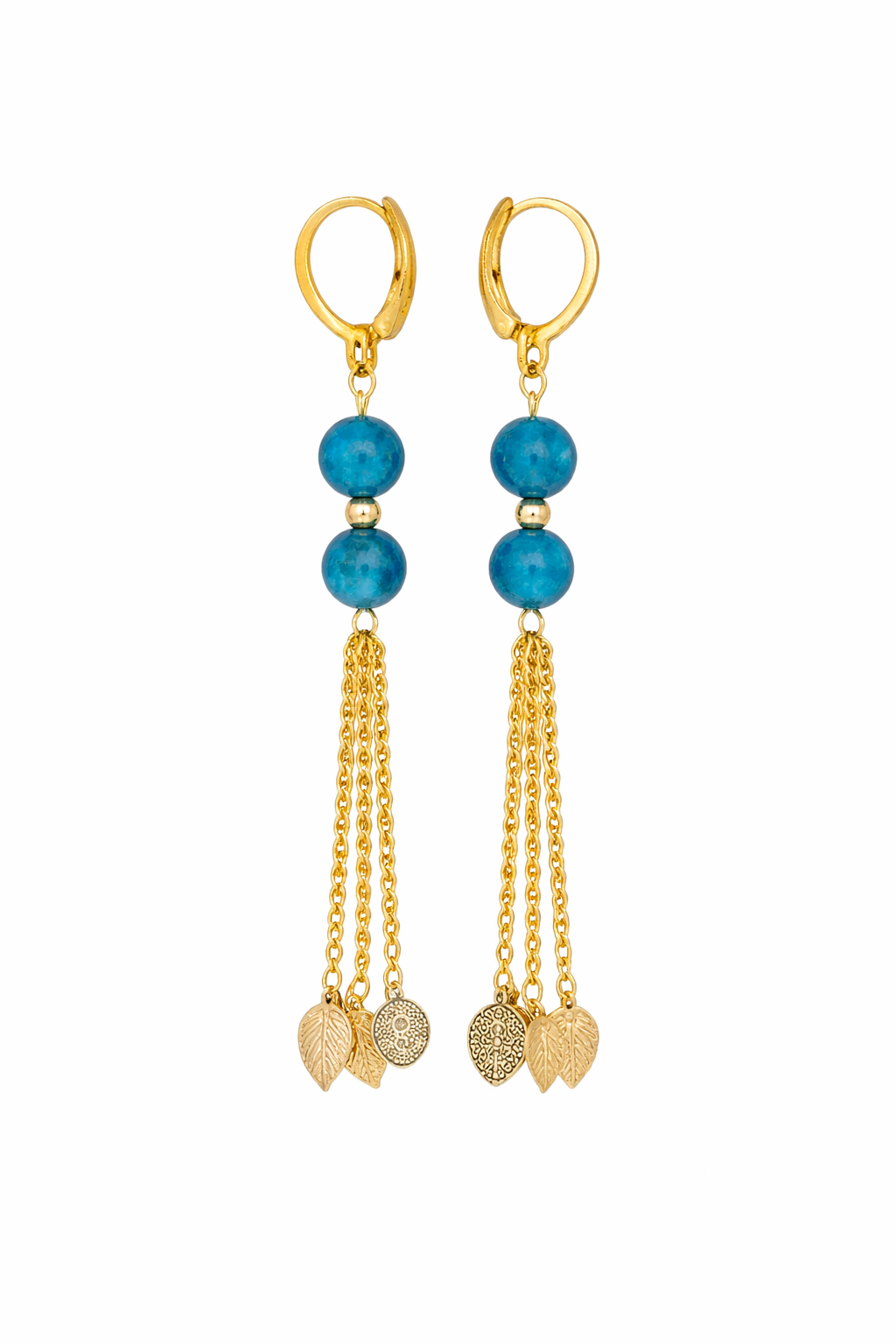 Boucles d’Oreilles Cornaline & Apatite – Énergie & Motivation