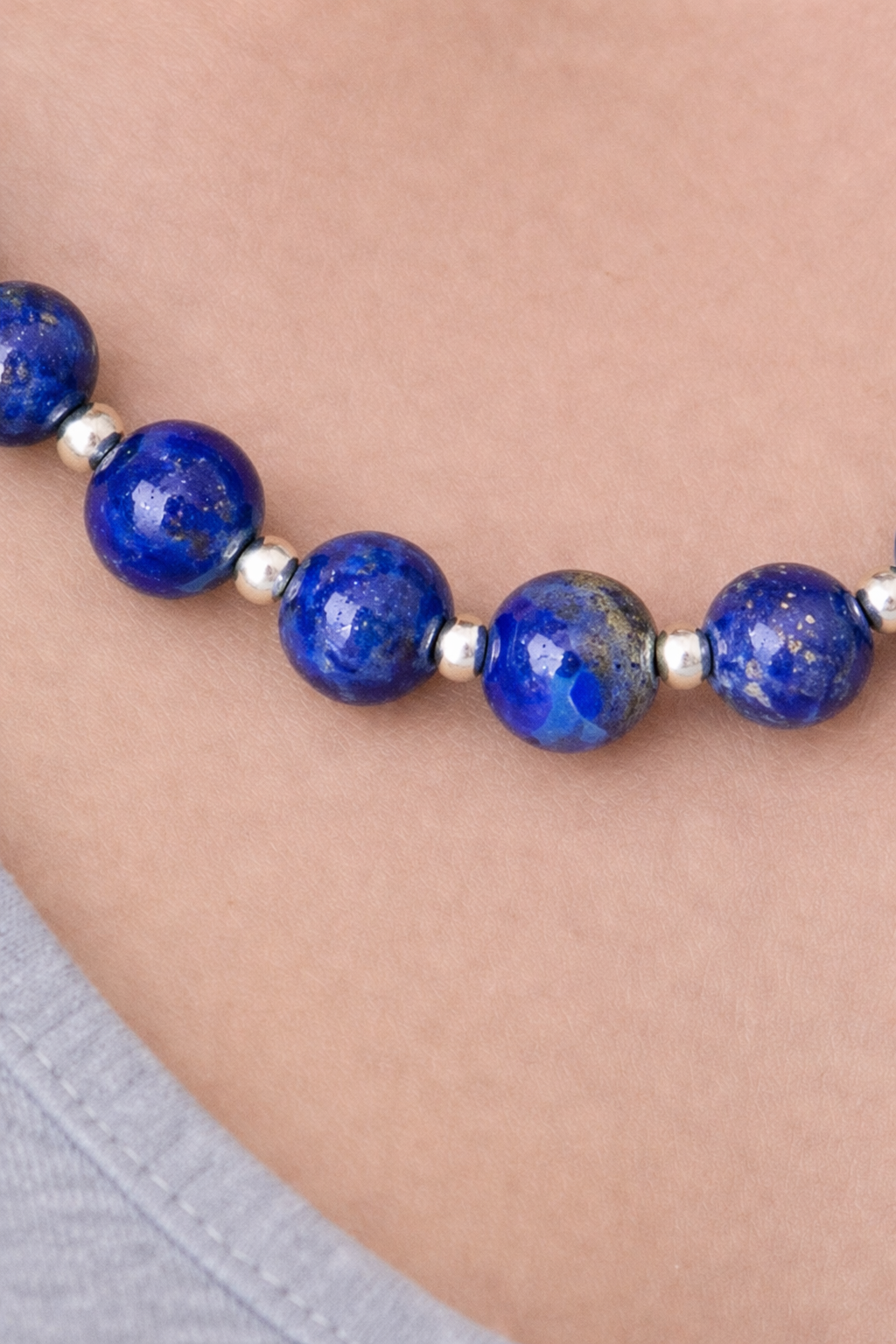 Collier Lapis-lazuli – Sagesse & Intuition