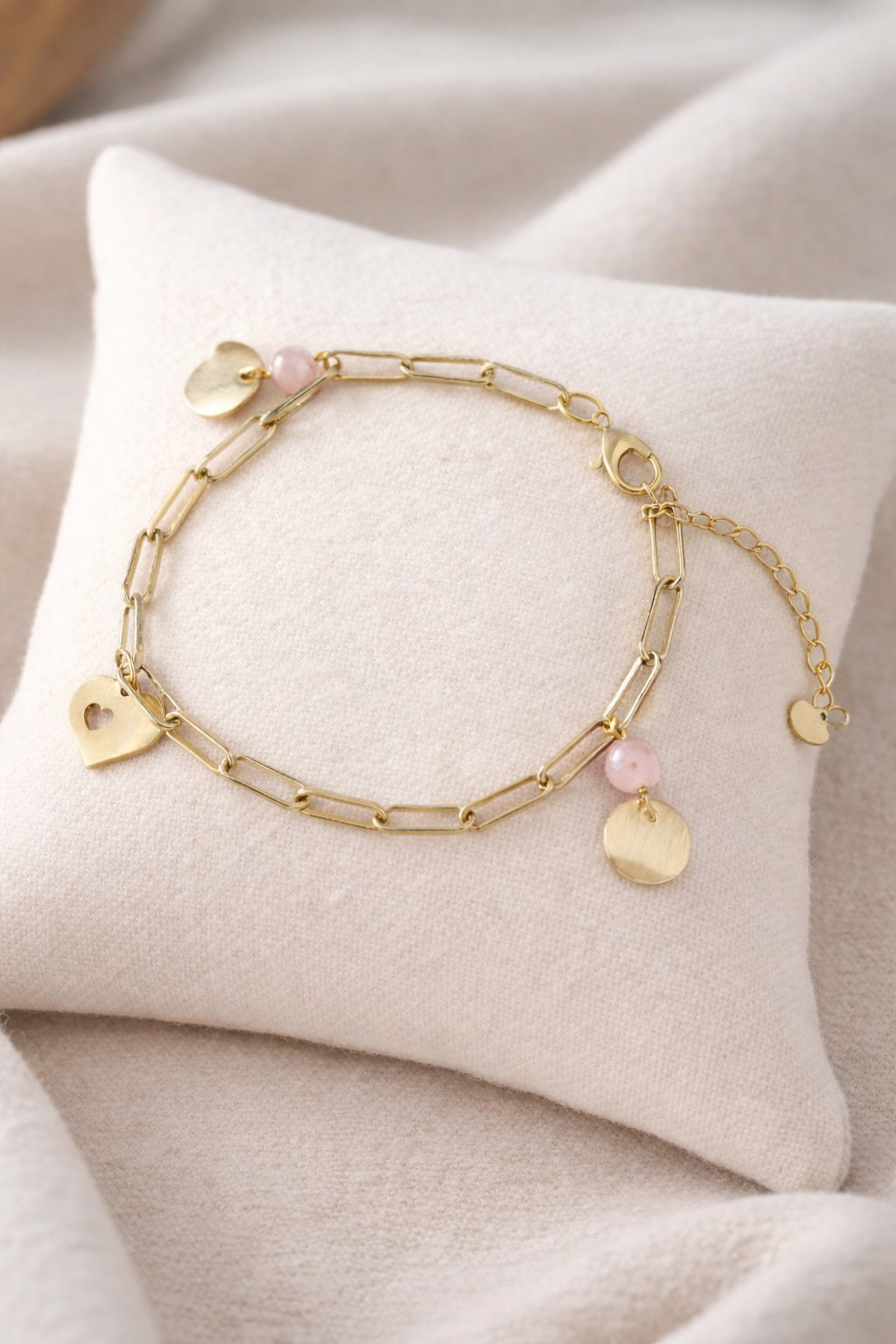 Bracelet Quartz rose – Amour & Douceur