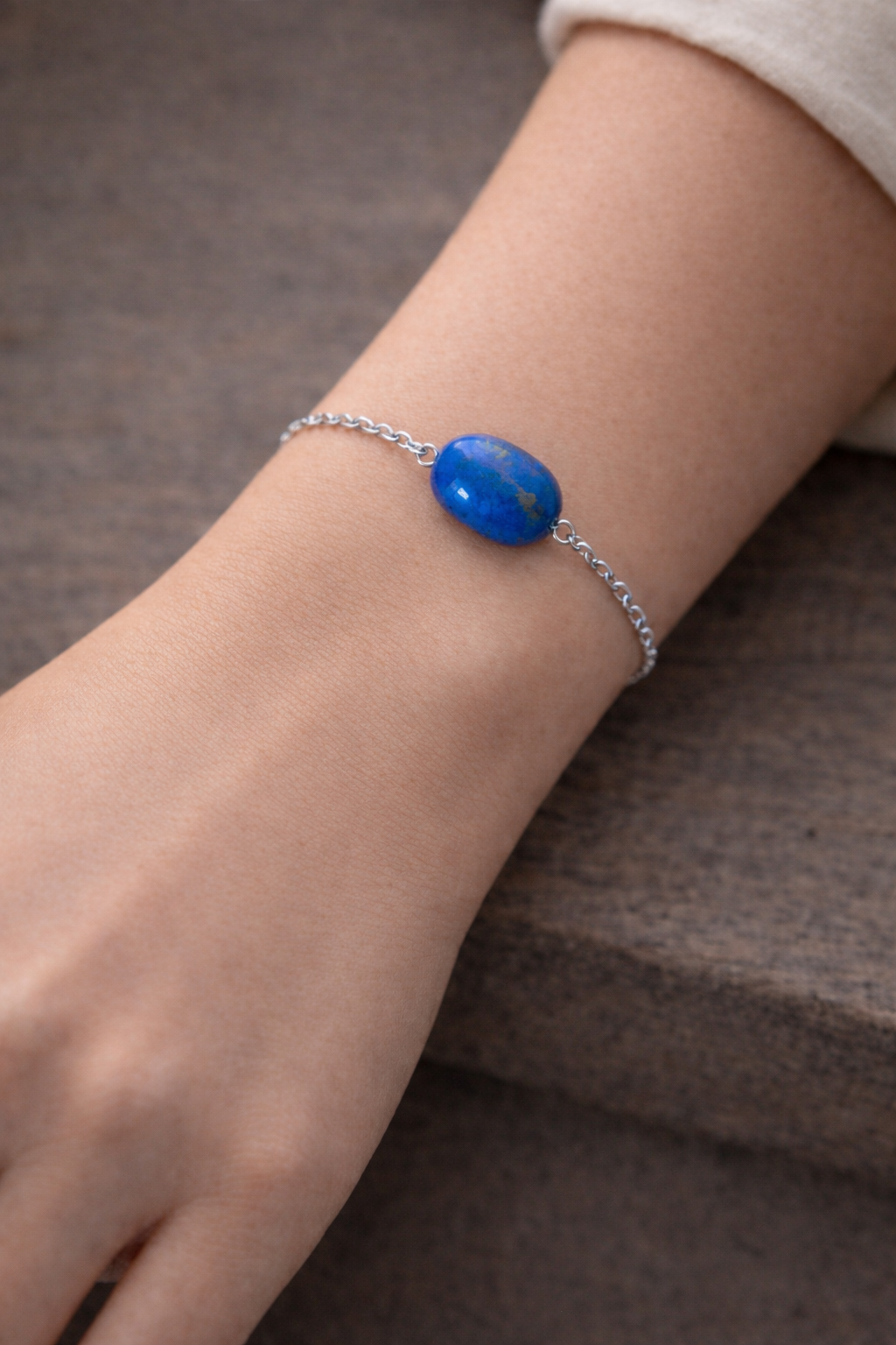 Bracelet Lapis-Lazuli – Pierre naturelle – Bracelet fin et élégant