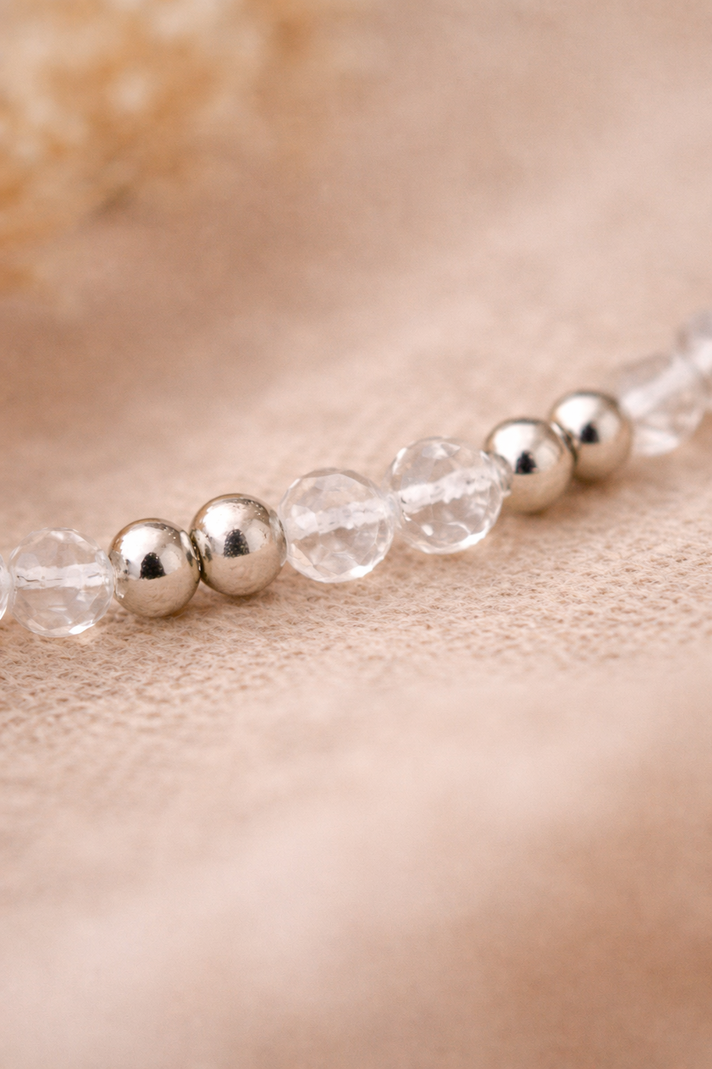 Bracelet Cristal de Roche – Énergie & Clarté