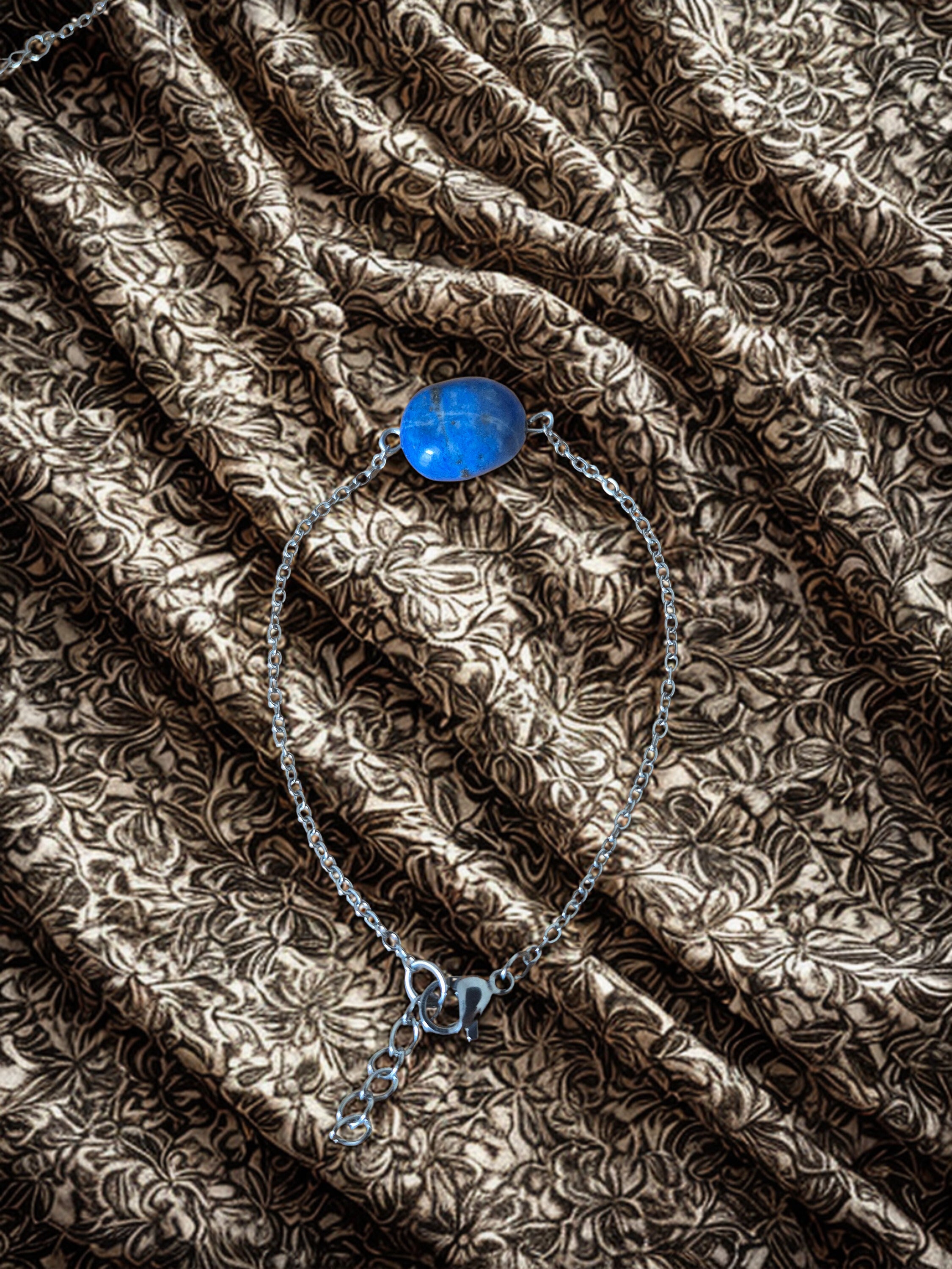 Bracelet Lapis-Lazuli – Pierre naturelle – Bracelet fin et élégant