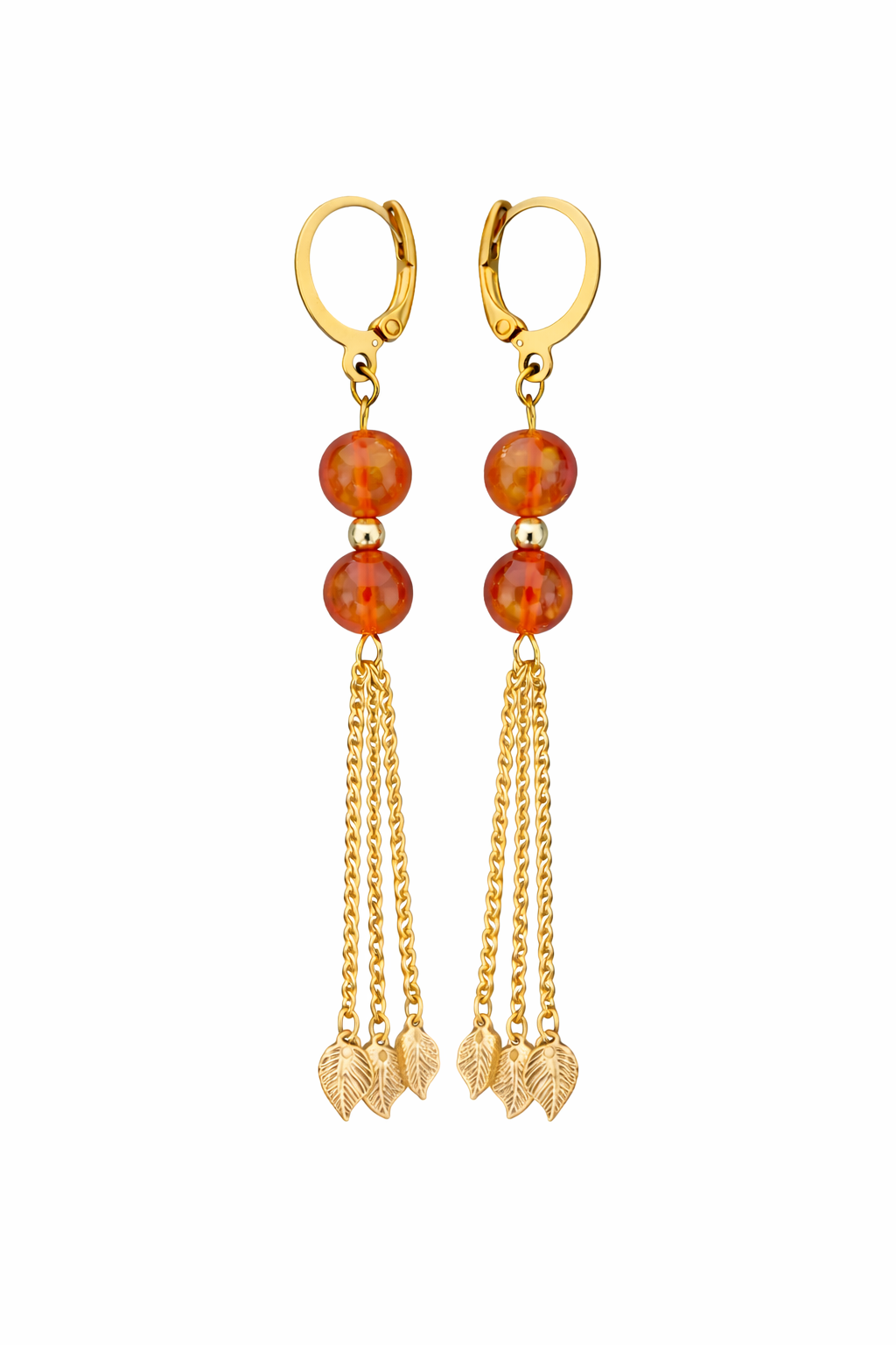 Boucles d’Oreilles Cornaline & Apatite – Énergie & Motivation