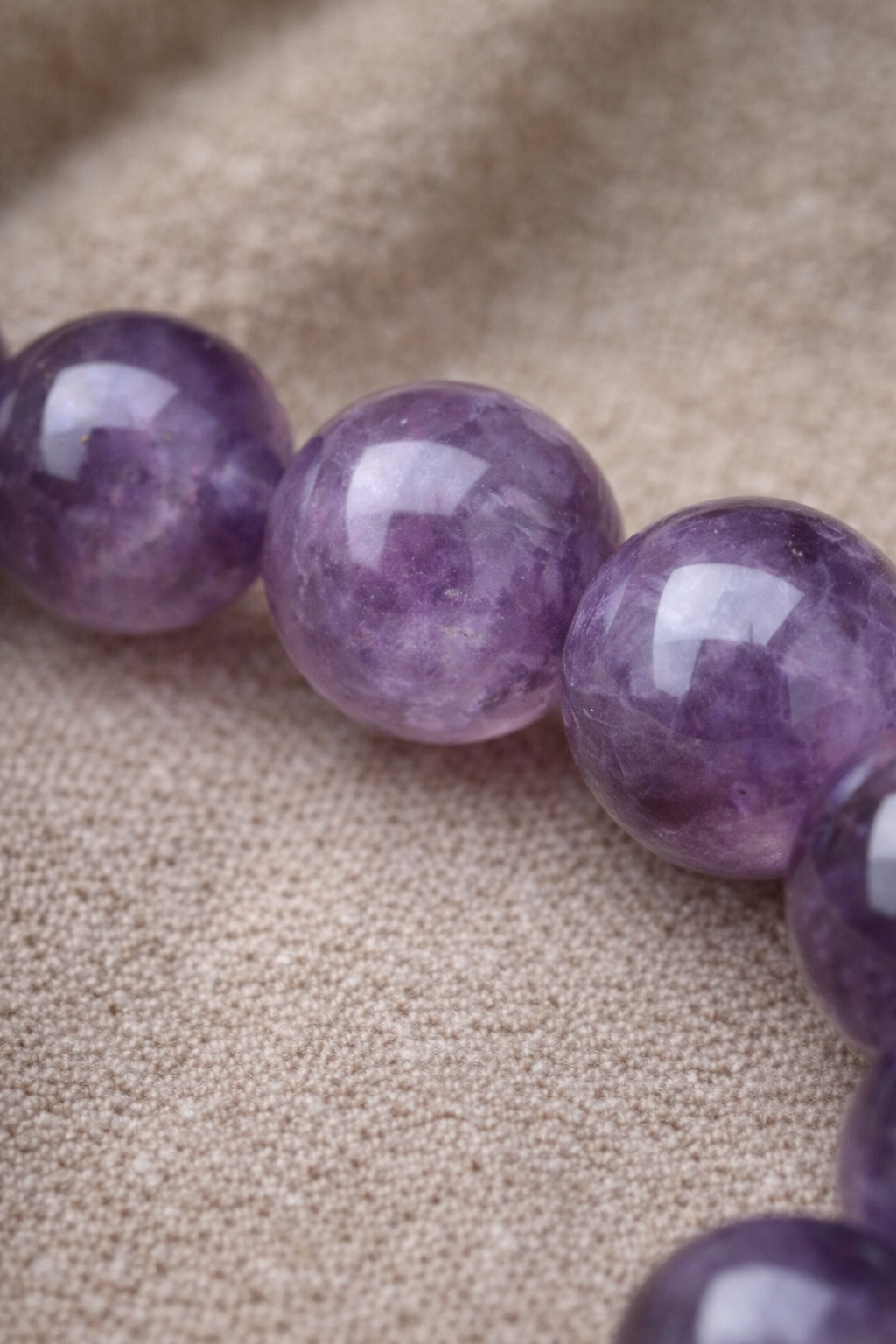 Bracelet Améthyste en pierres naturelles – pierre naturelle – 6 mm ou 8 mm