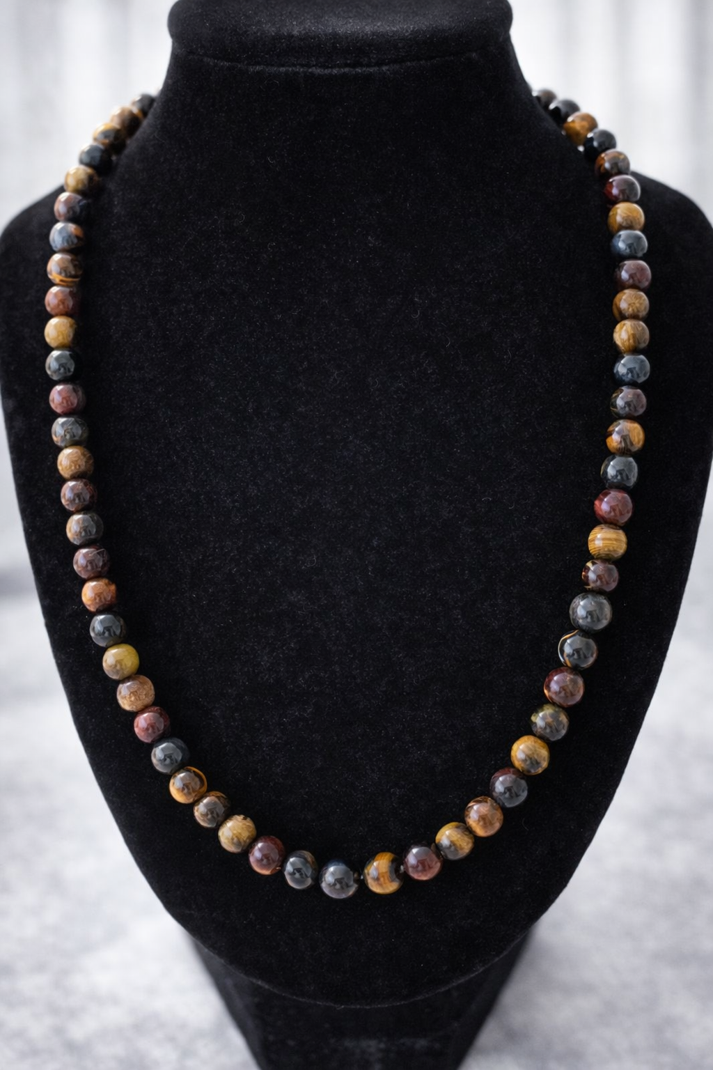 Collier Homme 3 Pierres – Protection & Force