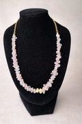 Collier Quartz Rose & Cristal de Roche – Amour & Énergie